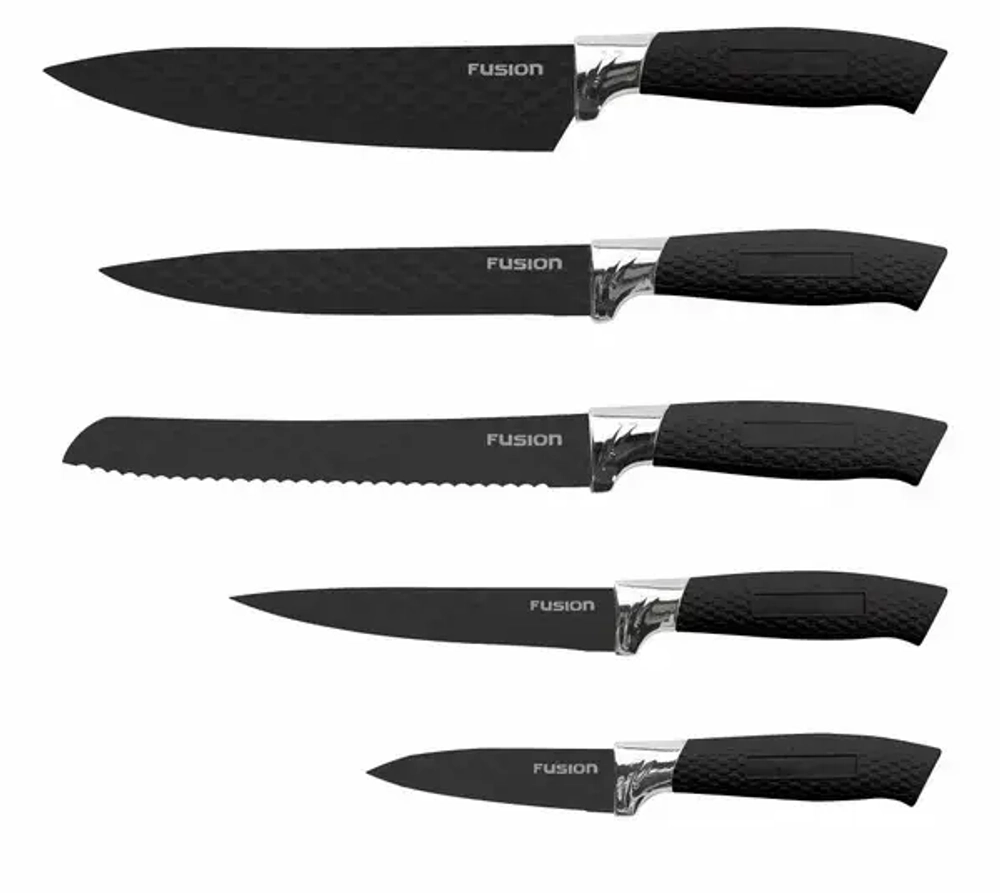 Наборы ножей сталь Fusion SKS5102 black