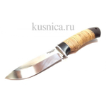 Нож из кованой стали Х12МФ Кабан (рукоять береста и граб) A506