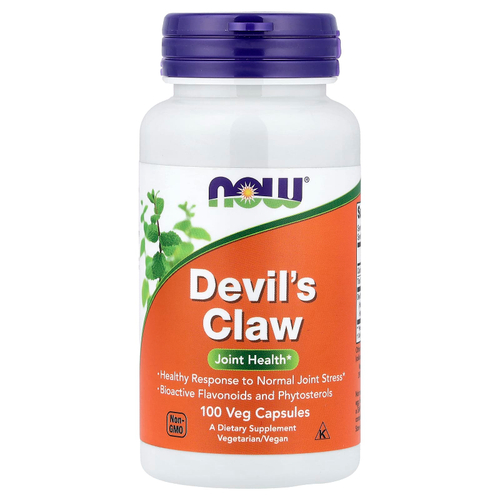 NOW Foods, Devil's Claw, 100 растительных капсул (83 мг на капсулу)