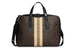 COACH Calfskin PVC Crossbody Bag, Handbag Regular Men"s Brown Monogram
