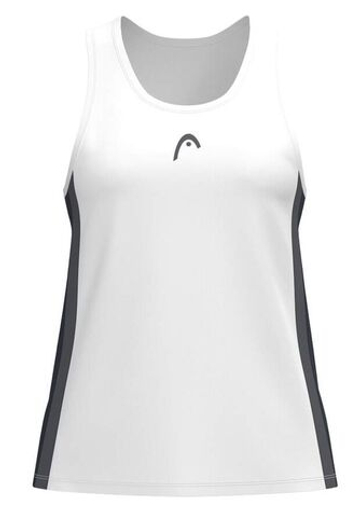 Футболка для мальчика теннисная Head Girls Club 25 Tank - navy/white