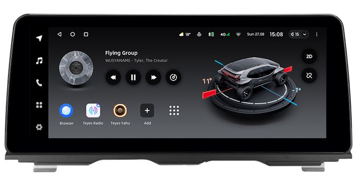 Магнитола для BMW 5-серия F10 2012-2016 NBT - Teyes LUX ONE монитор 12.3" на Android 10, Быстрая, CarPlay, 4G SIM-слот