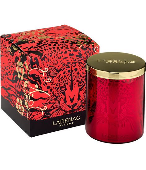 Leopard, свеча Africa collection, Ladenac Milano