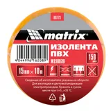 Изолента ПВХ, 15 мм х 10 м, желтая, 150 мкм Matrix — фото 2