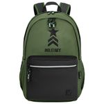 Рюкзак BRAUBERG FASHION CITY универсальный, "Military", хакки, 46х31х15 см, 271670