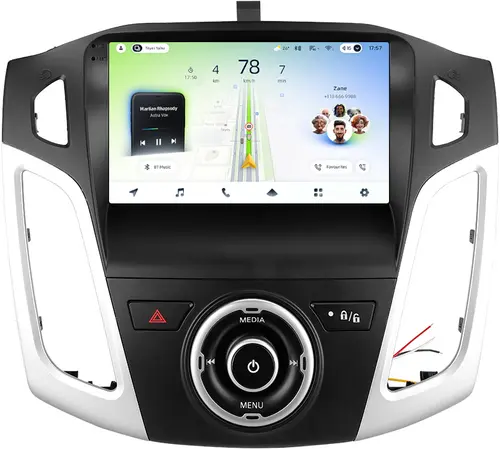 Магнитола для Ford Focus 3 2011-2019 (рамка тип 1) - Teyes CC4L монитор 9" IPS, Android 14, Быстрая, Snapdragon 662, CarPlay, 4G SIM-слот