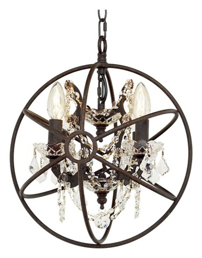 Подвесная люстра Loft it Foucaults Orb Crystal LOFT1897/4