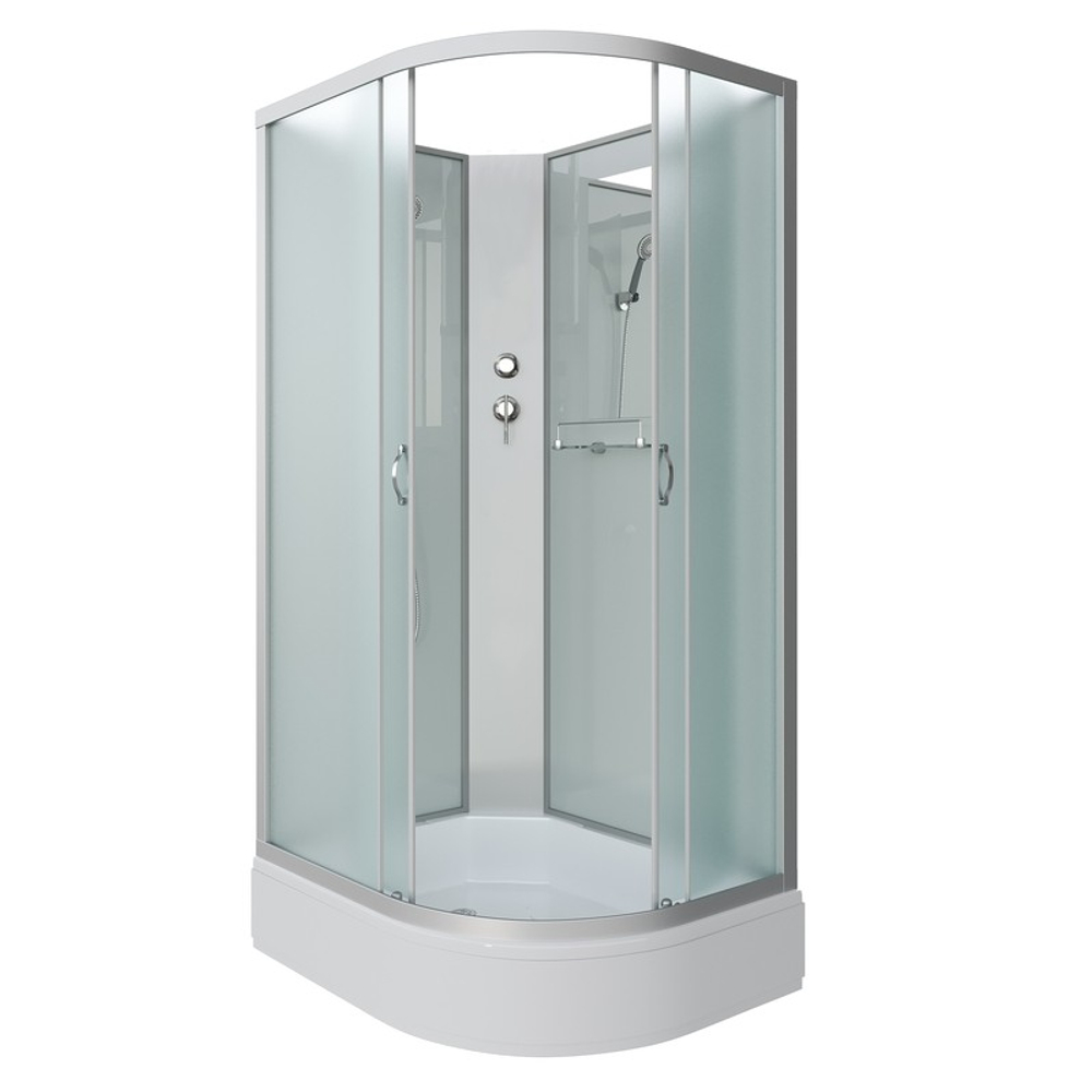 Душевая кабина Niagara Classic NG-33984-14LBK (90х80х200) средний поддон(26см),стекло матовое,4 места