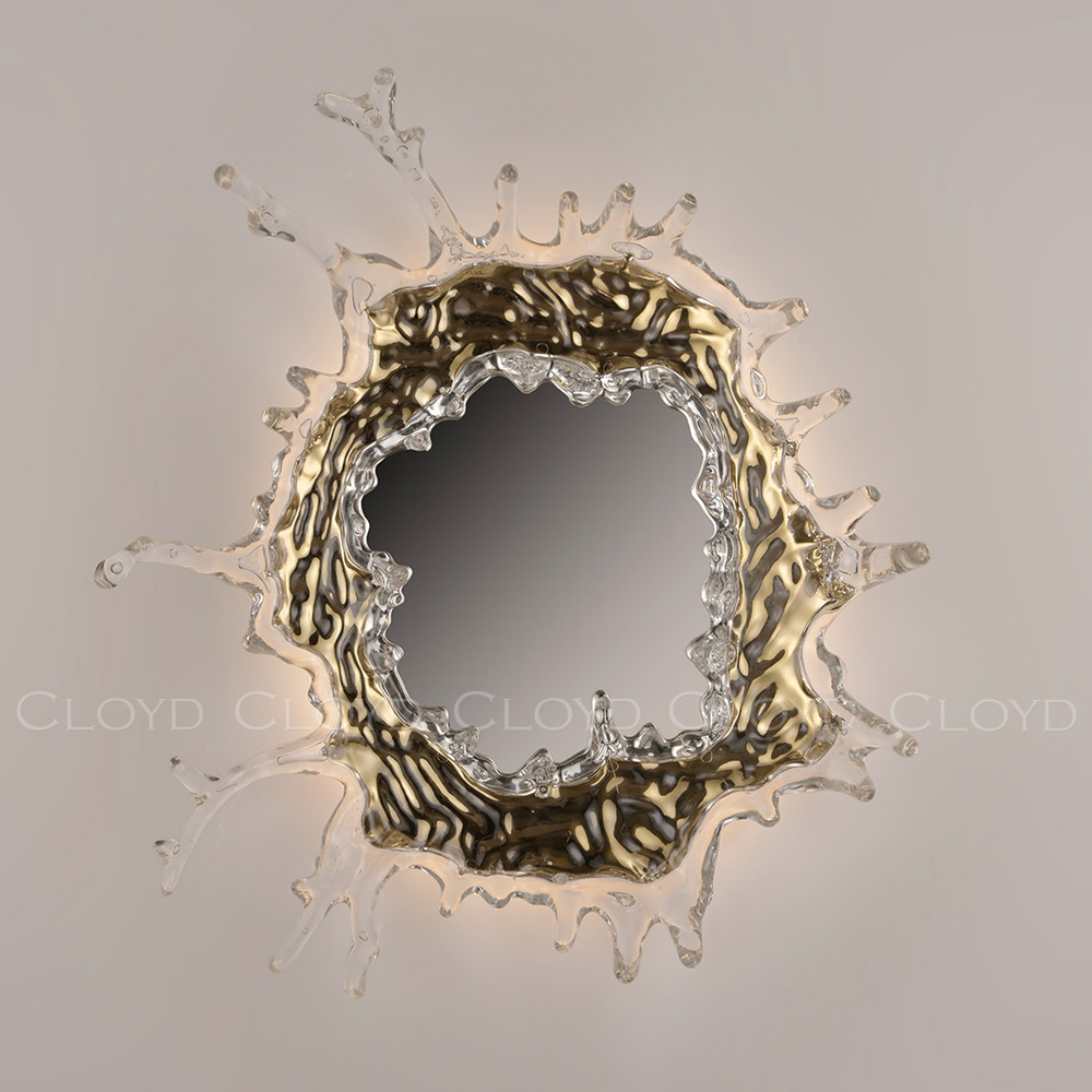 Зеркало Cloyd EVOKE-B Mirror / выс. 78 см - золото (арт.50151)