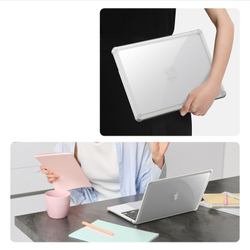 Чехол прозрачный для ноутбука MacBook Pro 16 (2019, 2021, 2023, 2024) от Dux Ducis, серии LCGM Series Protective Case