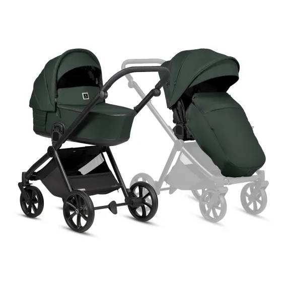 Коляска 3 в 1 Tutis Mio 3+ Essential Pacific Green