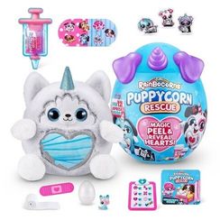 ZURU S001-RAINBOCORNS-SEQUIN SURPRISE-SERIES 5 Puppycorn Rescue, yumşaq oyuncaq