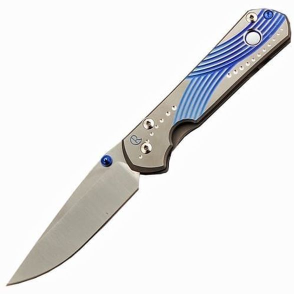 Цена наСкладной нож Chris Reeve Large Sebenza 21, сталь S35VN, рукоять титановый сплав, гравировка волны