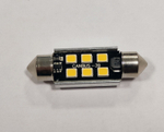 Светодиодная лампа C5W 2835-6SMD-39MM CanBus 5000K 6W 12v, 1шт