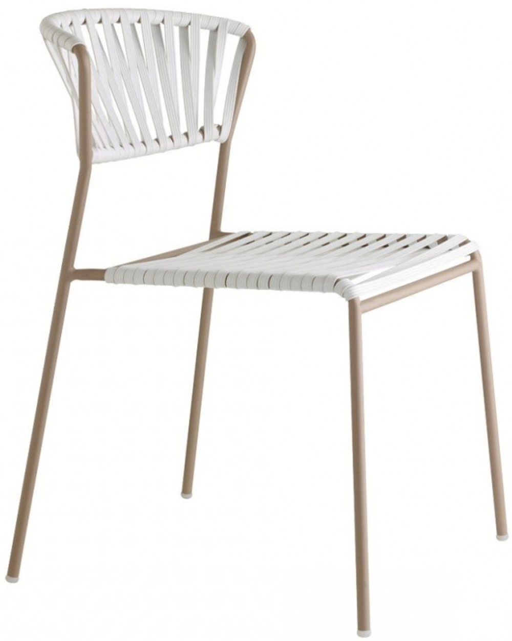 Стул плетеный Scab Design Lisa Club, тортора, белый