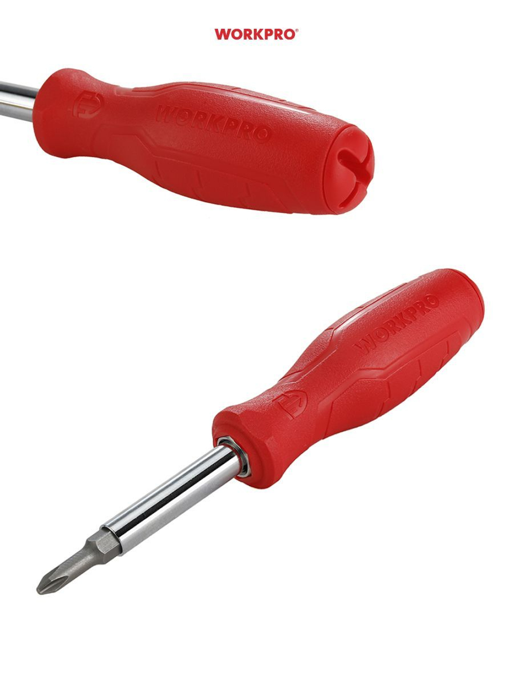 Отвёртка 6-в-1 с насадками WORKPRO WP221066