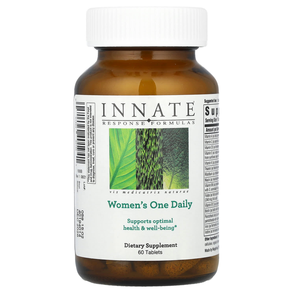 Innate Response Formulas, Women's One Daily, 60 таблеток