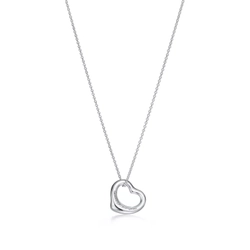 Подвеска из серебра 925, Tiffany 💠Open heart 16mm. В наличии