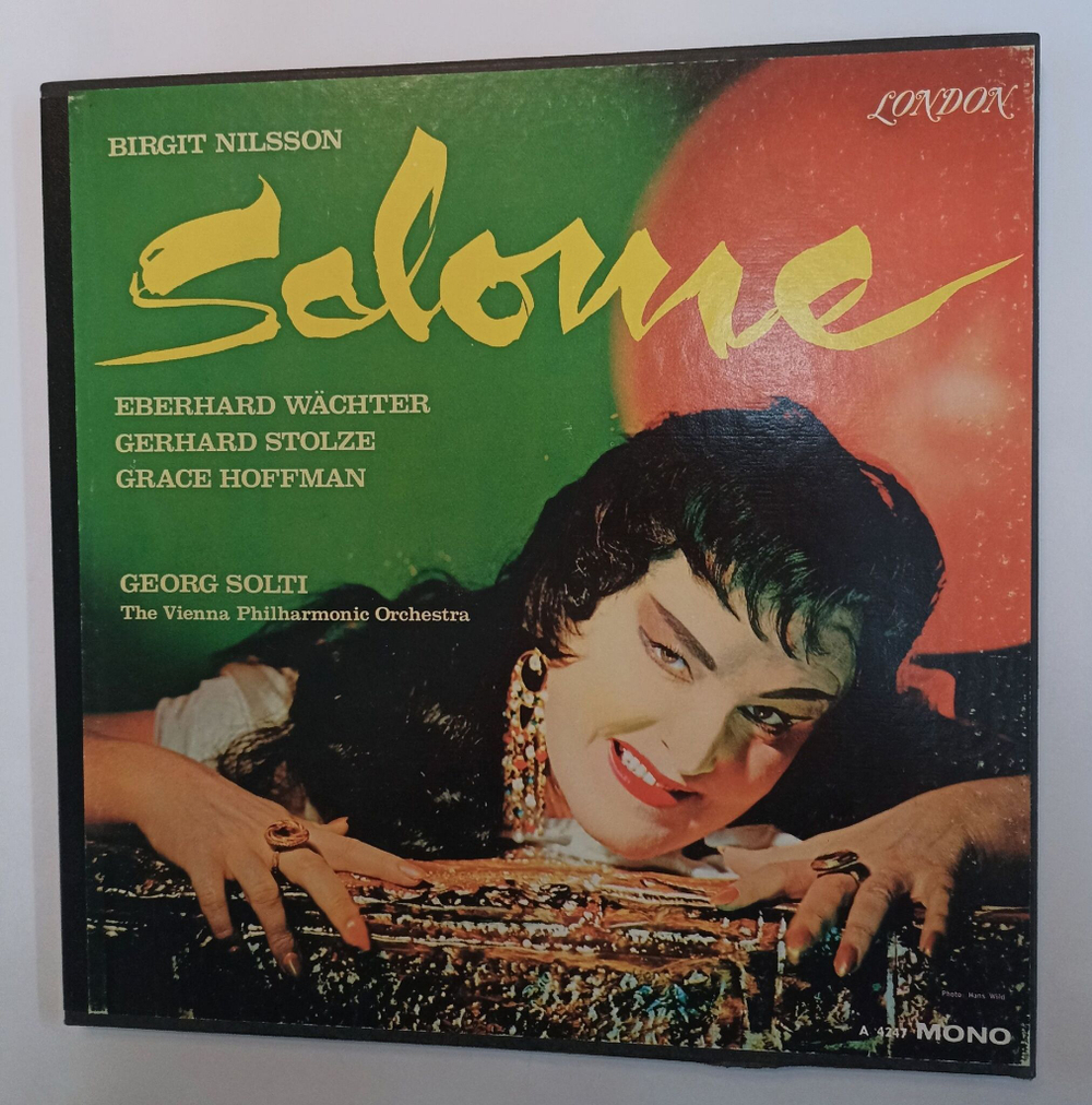 Винтажная виниловая пластинка LP Richard Strauss Штраус  Саломея Birgit Nilsson, The Vienna Philharmonic Orchestra Conducted By Georg Solti Salome (UK 1968)