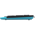 Комплект (клавиатура + мышь) A4Tech Fstyler F1010, черный/синий USB (мембранная)