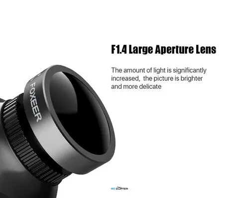 FPV камера Foxeer Mini Night Cat 3 1200TVL 0.00001Lux IR Sensitive+Light 850nm Night Vision HS1262 (работает только ночью)