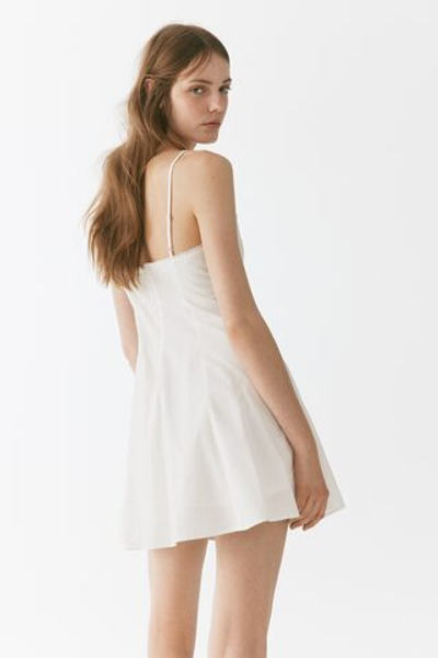 Платье из поплина с юбкой клёш - H&M