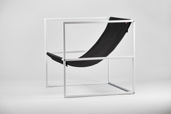 Уличное кресло TESS Outdoor Chair white / anthracite textile (Up!Flame)