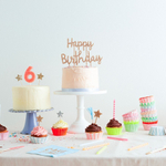 Акриловый топпер "С днём рождения" [Happy Birthday] 1 шт. (19,1 х 19,1 см)