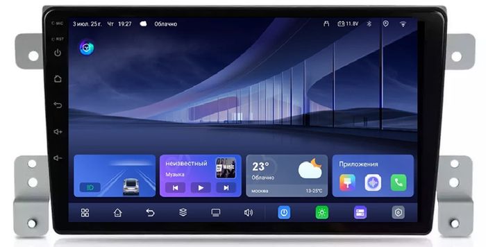 Магнитола для Suzuki Grand Vitara 2005-2016 - Kuberg QLed+2K, Android 14, TS105, Быстрейшая, CarPlay, SIM-слот