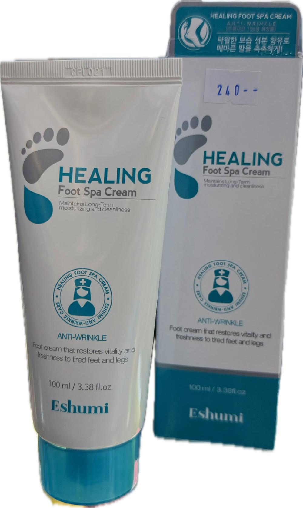 Интенсивный крем для ног с мочевиной Eshumi Healing Foot Spa Cream (100 мл)