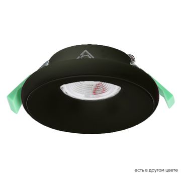 Встраиваемый точечный светильник GU10 CLT 062C1 BL чёрный Crystal Lux