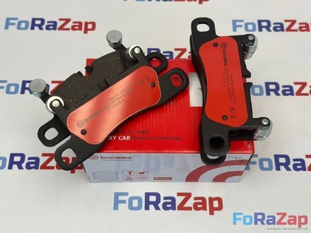 Колодки тормозные задние Brembo "NAO Line" 7P6698451C