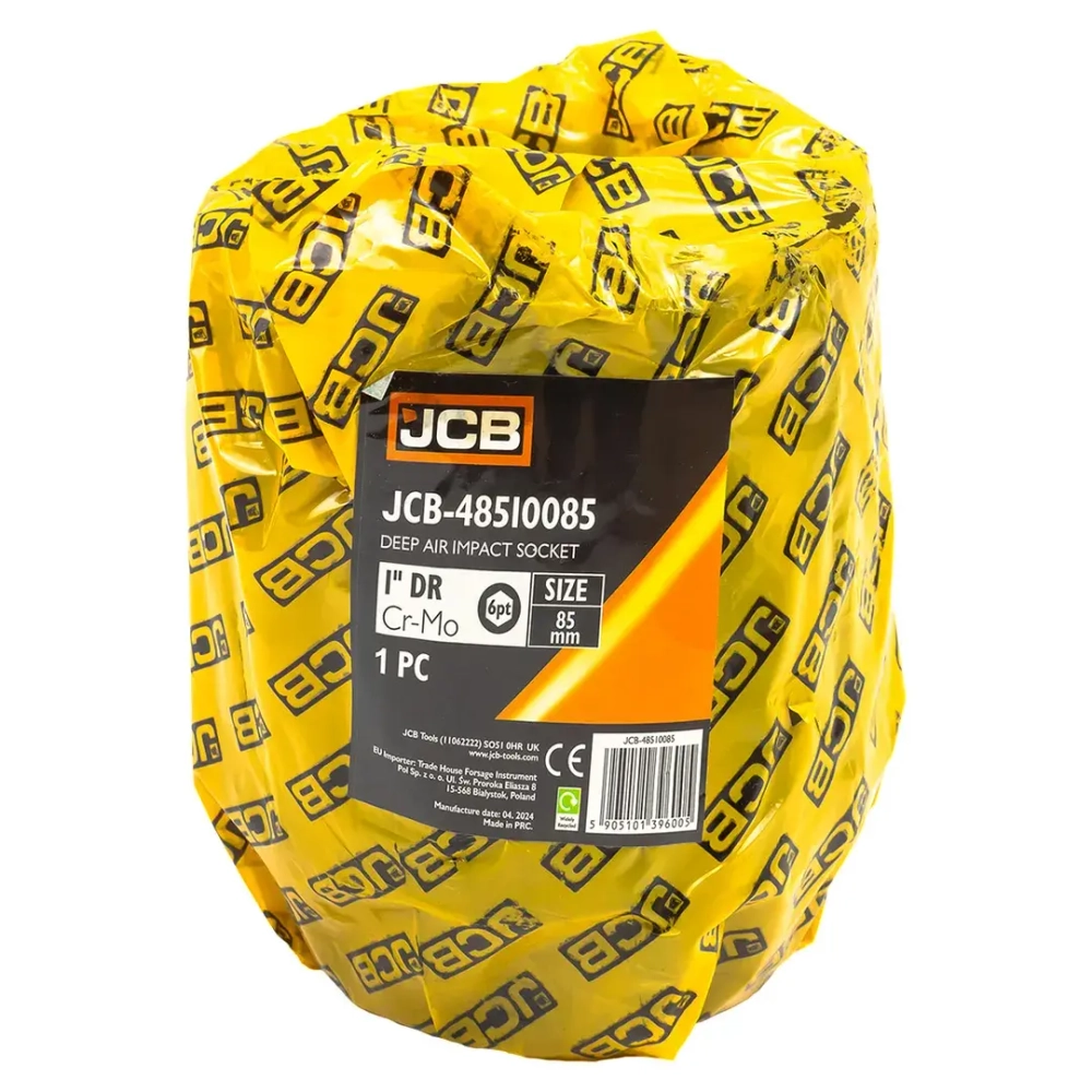 Головка ударная глубокая 1'', 85мм (6гр.) JCB JCB-48510085