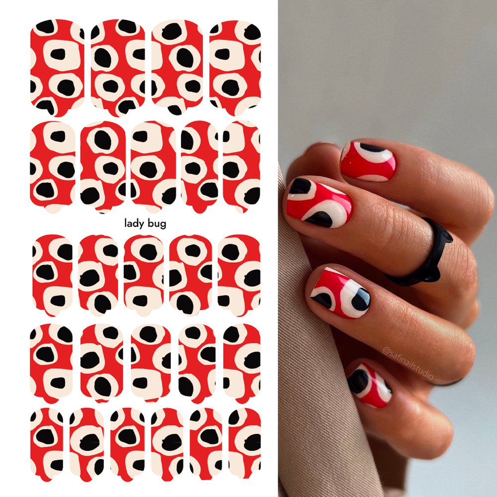 Плёнки для маникюра by provocative nails lady bug