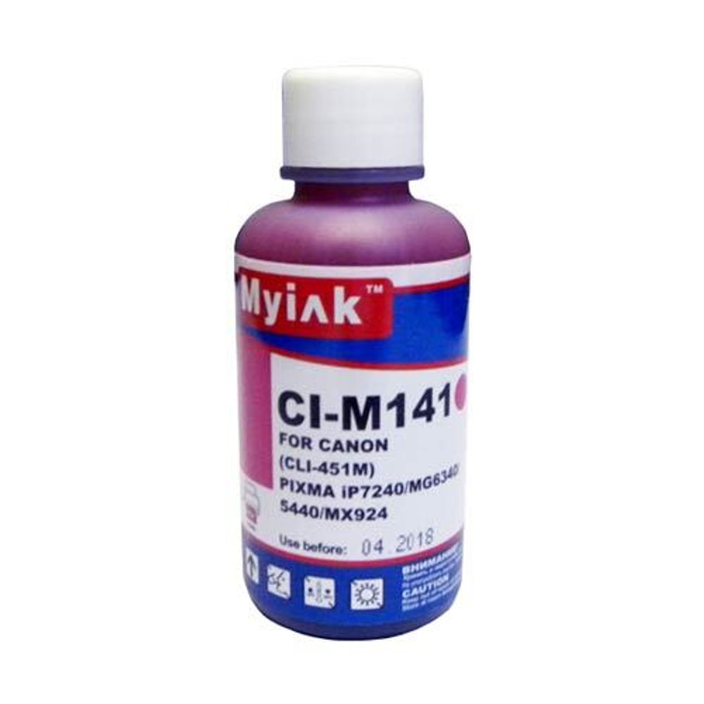 Чернила для CANON CLI-451M (100мл, magenta, Dye) CI-M141 Gloria™ MyInk Чернила для CANON CLI-451M (100мл, magenta, Dye) CI-M141 Gloria™ MyInk
