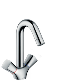 Смеситель для раковины Hansgrohe Logis с двумя рукоятками, без сливного 71221000