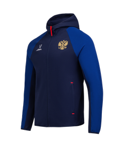 Худи на молнии JOGEL NATIONAL Essential Hooded FZ Jacket, синий/темно-синий