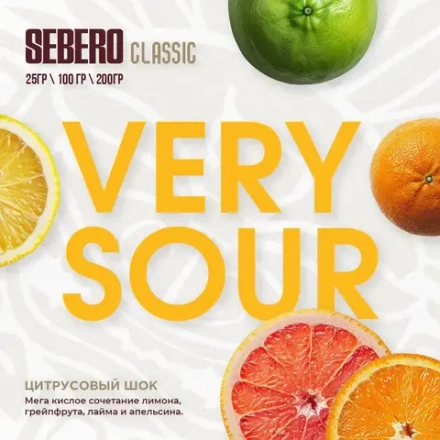 SEBERO Classic Цитрусовый шок (Very Sour) 25г