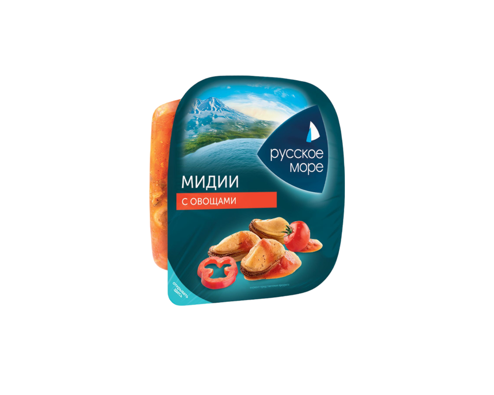 РМ Салат из мяса мидии чилийской вареного с овощами 150г 1/6шт