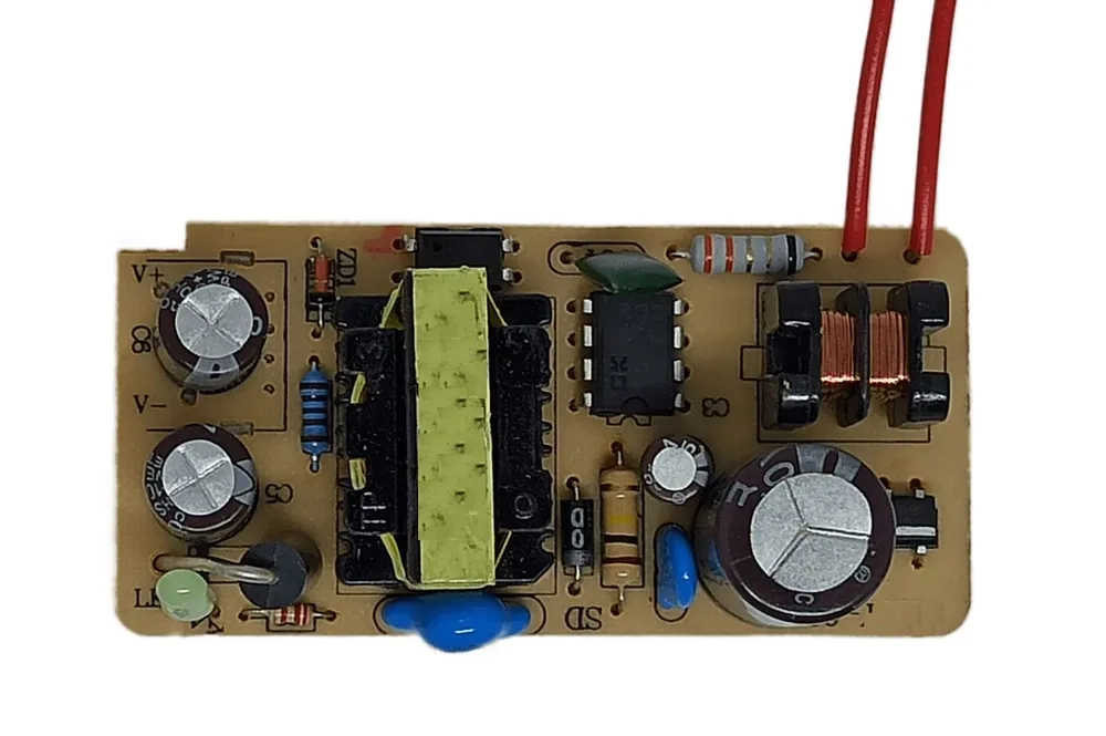 Блок питания 12V 1.5A 18 ВТ открытый на плате