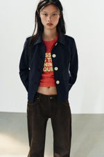 ДЖИНСЫ TRF С НИЗКОЙ ПОСАДКОЙ И ОТВОРОТАМИ — ZARA