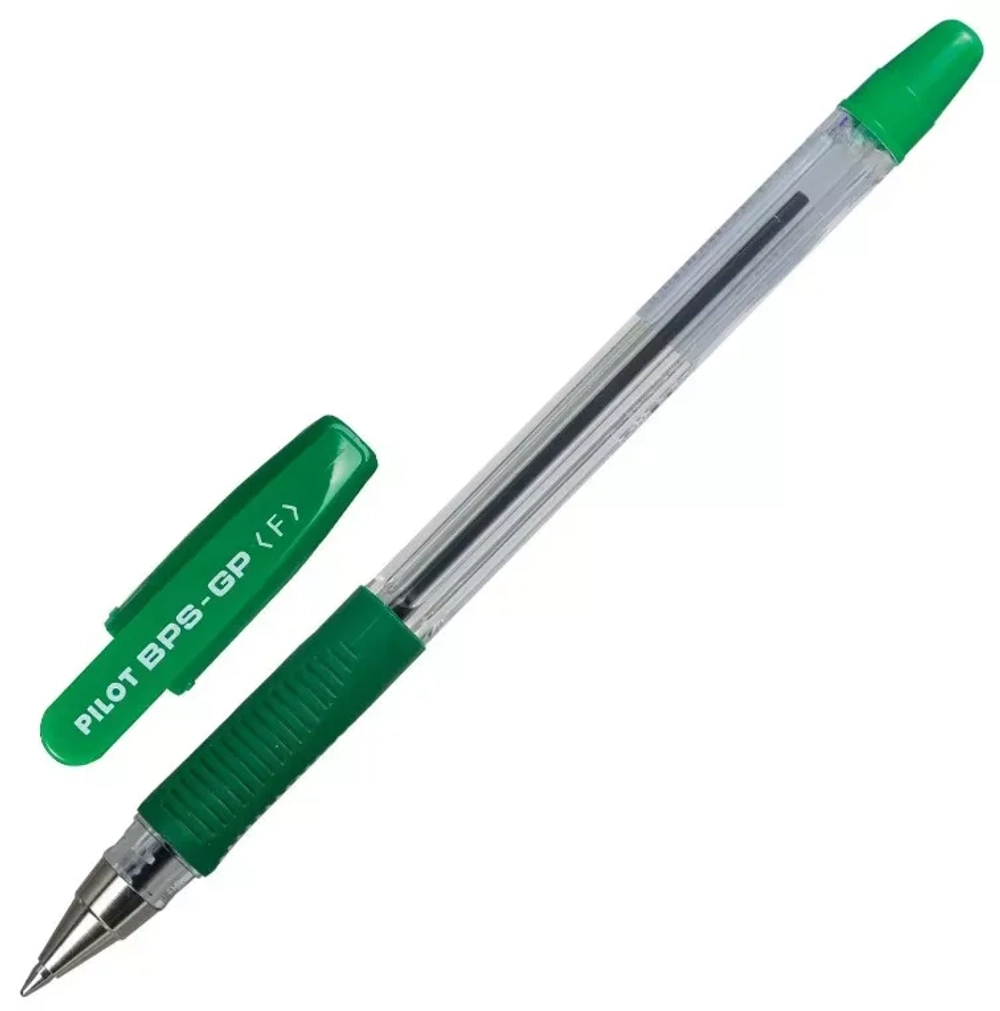 Ручка PILOT шариковая BPS-GP F зеленая 0,7 мм