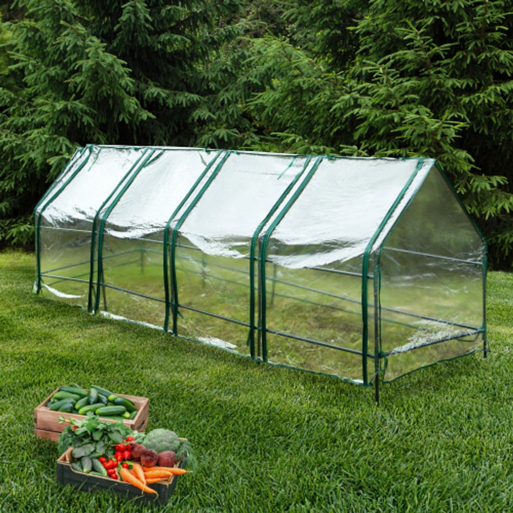 Теплица GREEN APPLE GA-House-4х-frame 3600х900х900 мм 4 отсека | Теплица