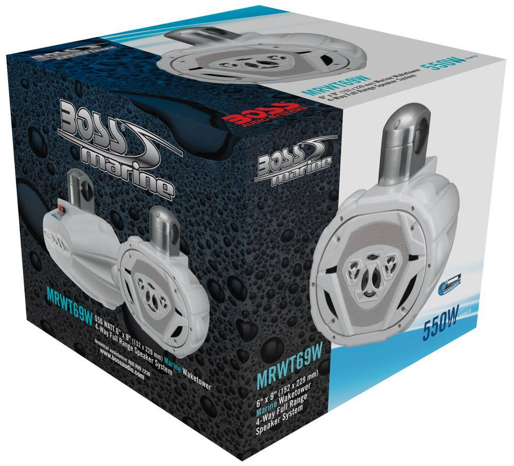 Корпусная акустика Boss Audio Marine Waketower MRWT69W, 550 Вт, 6" x 9"