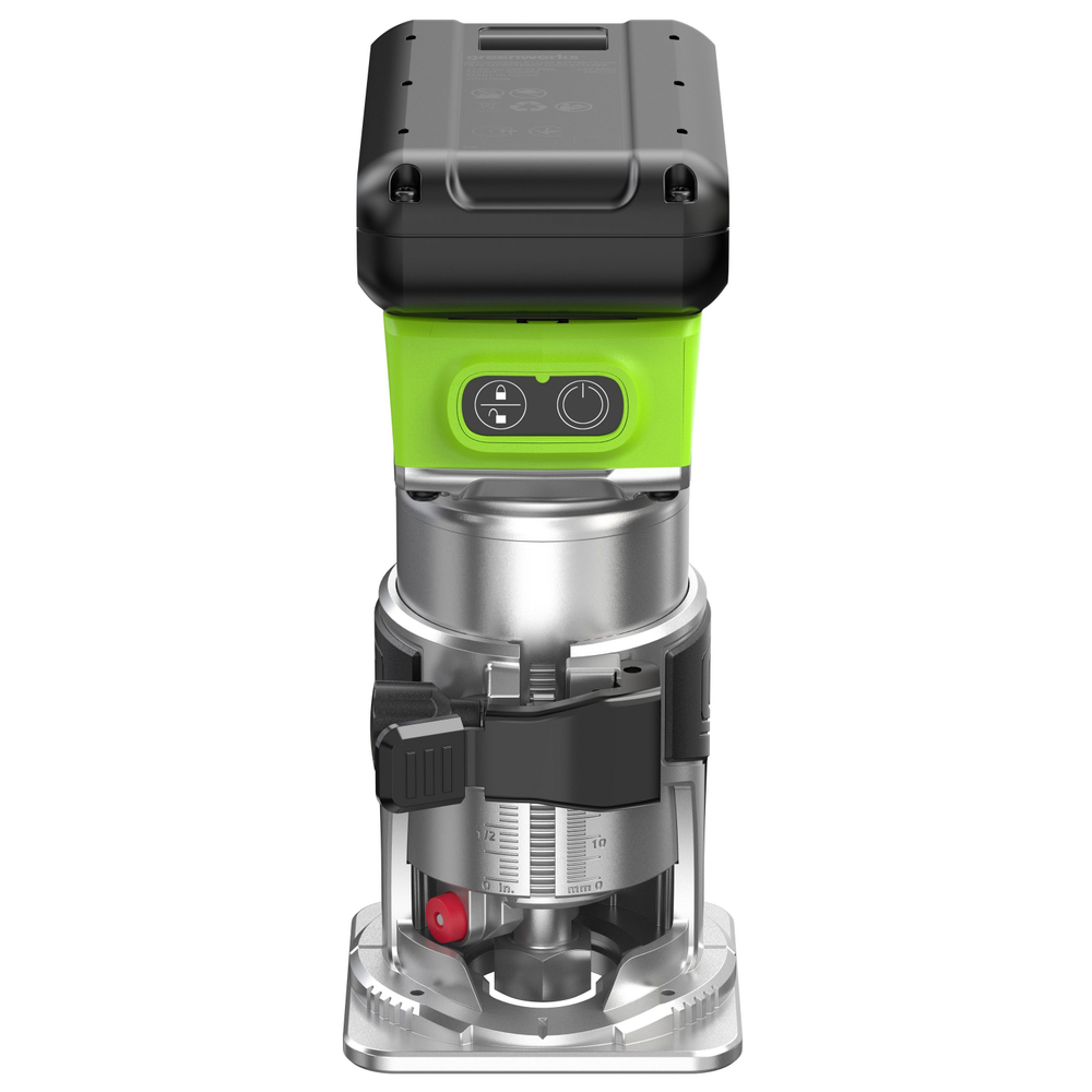Фрезер кромочный Greenworks G24RO, 24V, б/щет,1х2Ач, ЗУ, 3502507CUA