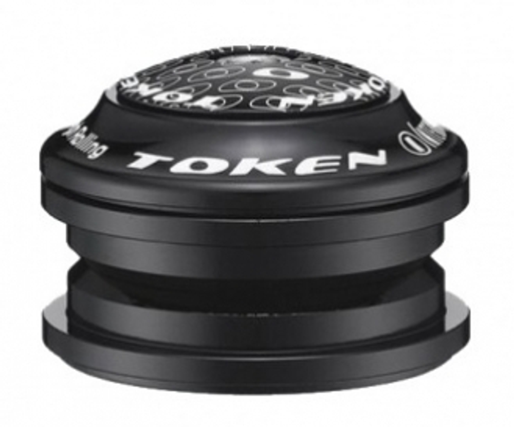 Рулевая колонка TOKEN TK011AM-RE 1-1/8" полуинтегрированная красная 44/50x30мм, картридж. подш, инд