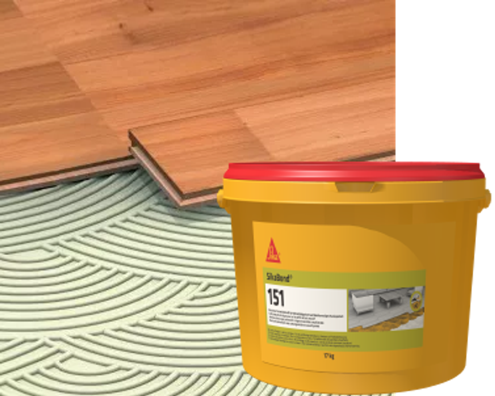 Клей для приклеивания паркета SikaBond-151 Parquet 14 кг