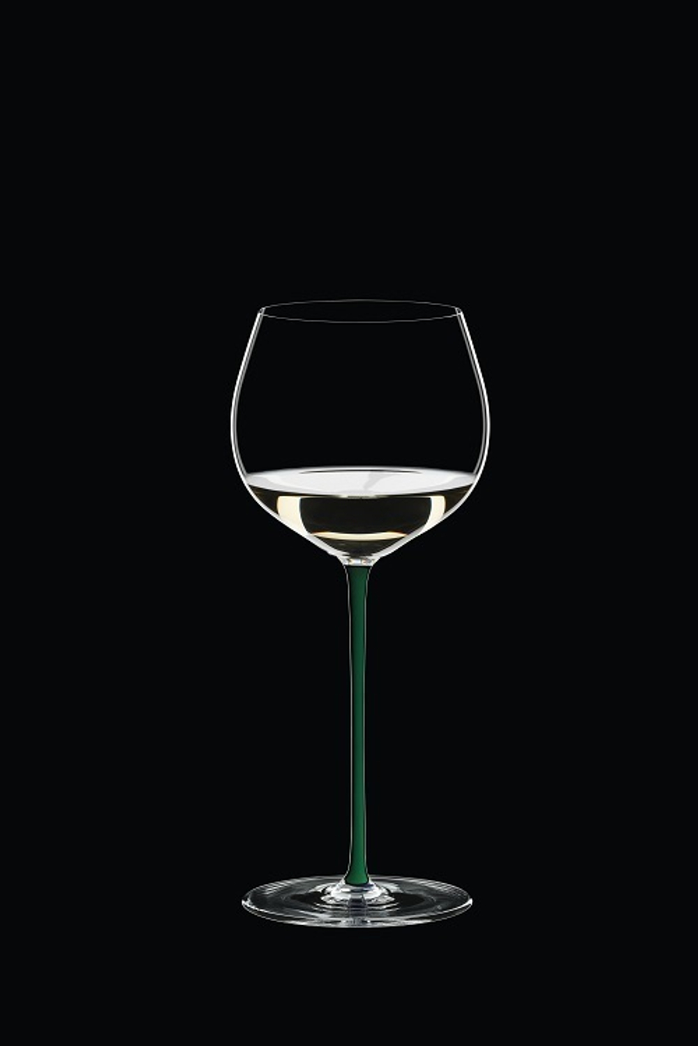 Бокал для белого вина 620мл Riedel Fatto a Mano Oaked Chardonnay с зеленой ножкой