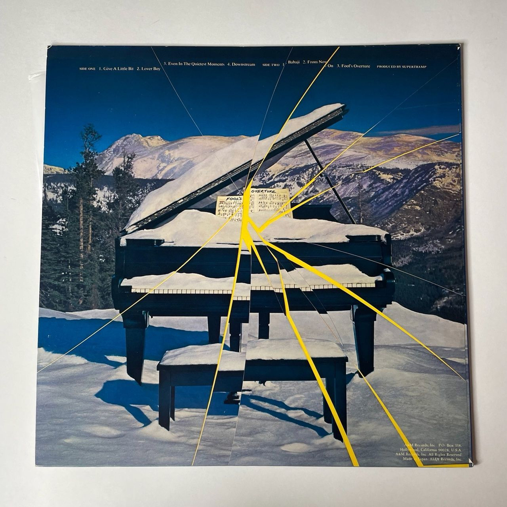 Винтажная виниловая пластинка LP Supertramp Even In The Quietest Moments (Japan 1979) (No Obi) From Now On