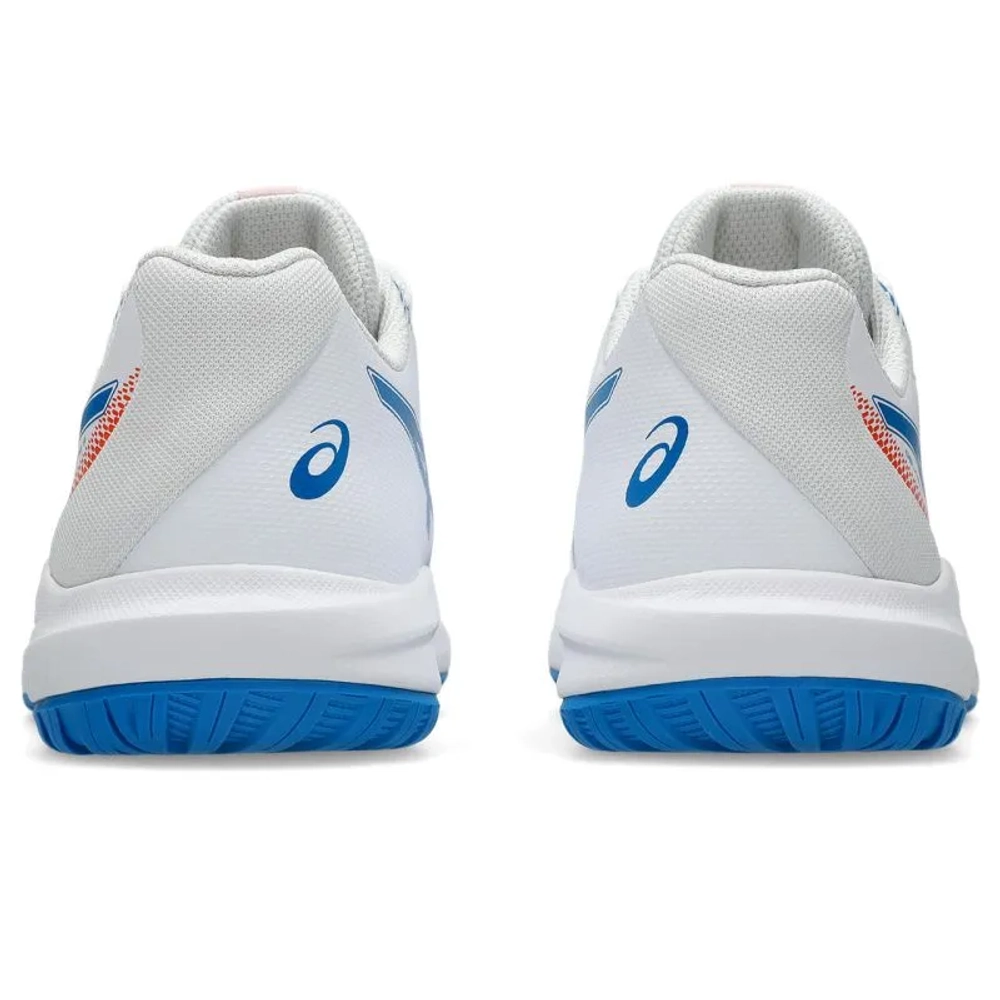 Детские теннисные кроссовки Asics Gel-Dedicate 9 GS - white/directoire blue